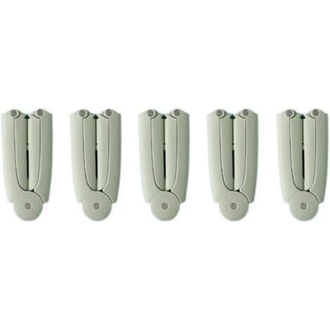 FENOPLASTICACintres pliables - Cintres de voyage peu encombrants - Antidérapants et faciles à ranger - (5 verts) (1/4)