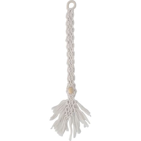 Embrasses de rideaux en coton, attache de porte tricotée, style nordique bohème (1/5)