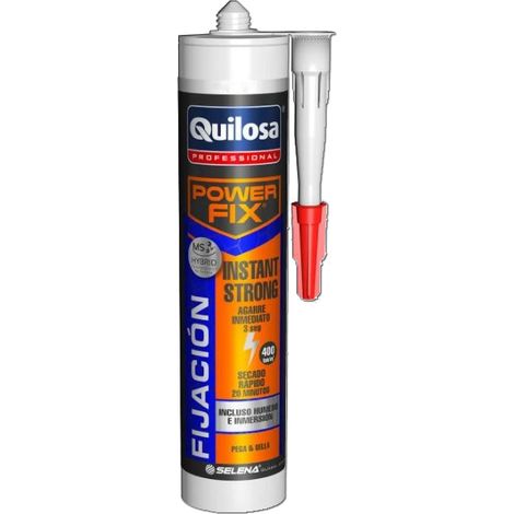 Quilosa Polymer Power Fix Instant Stark 295 g transparent