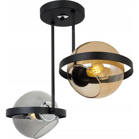 Suspension moderne en anneau de verre MIX (1/5)