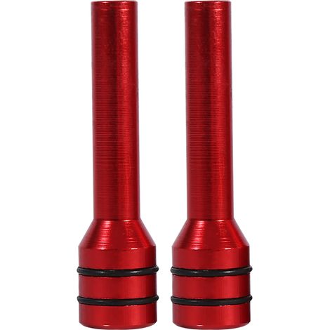 2 Pièces Poignée de verrouillage de porte intérieure en aluminium rouge pour voiture et camion (1/5)