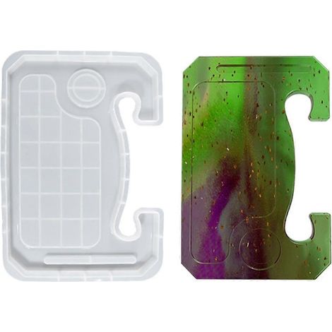 DIY-Form für Laptop, Lenkrad, Schreibtisch, Reisetisch, Harzform für Autotisch