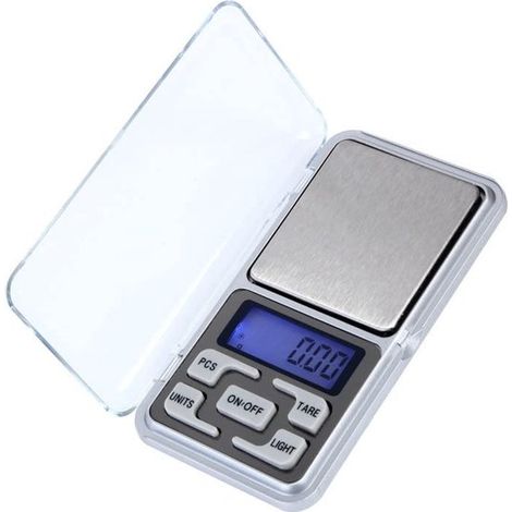 Mini balance de cuisine de précision - 0,01 g à 500 g - Balance de précision - Affichage LED numérique (1/5)