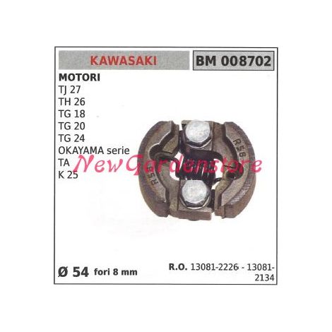 KAWASAKI Vollkupplung TJ 27E TG 18 20 Ø 52 Heckenscherenmotor 008703