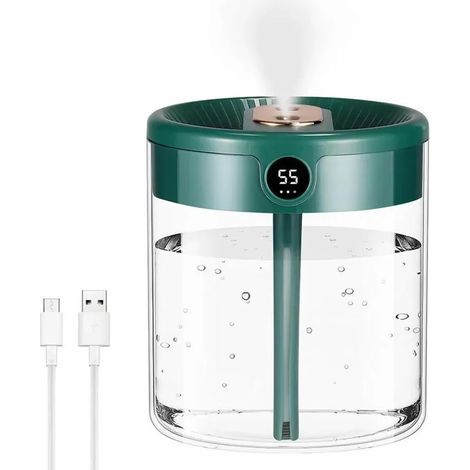 Humidificateur pour plantes avec indicateur d'humidité, 2000 ml, ultra-silencieux