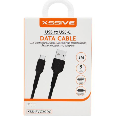 USB zu USB-C 2 Meter Daten und Ladekabel 3.1 Gen2 Cable Data Transfer, 100W 20V/2.4A