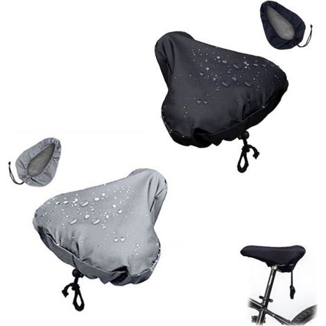 Lot de 2 housses de selle de vélo imperméables - Protection contre la pluie (1/4)