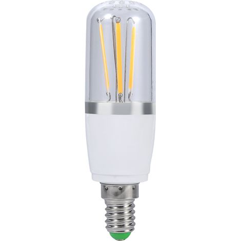 Lustre LED E14 style rétro, ampoule filament 3W 12V blanc chaud, lampe décorative durable pour maison.