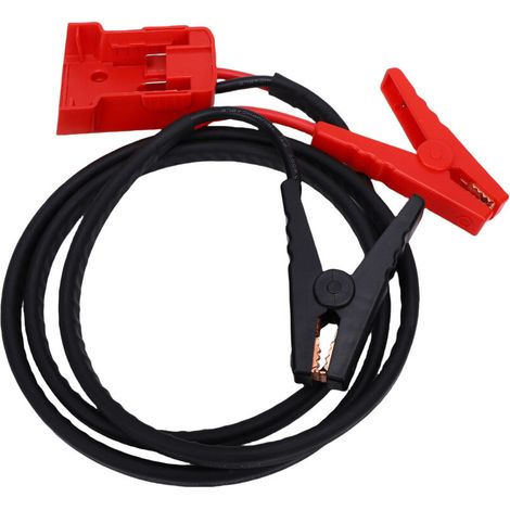 18V Battery Jump Leads, Strong Grip Clamps, Wide Compatibility for Mid-Size Vehicles, Light Trucks, Portable Emergency Jump Leads (5.9) (1/5)