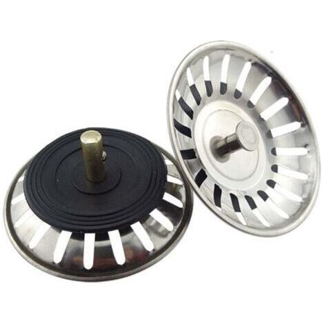 Coladores universales de cesta de cesta de 8 cm de acero inoxidable para fregadero de cocina, de (1/5)