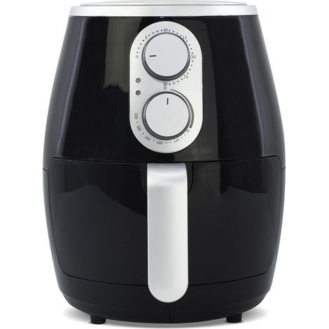 Friteuse à air manuel BigChef jusqu’à 200°C capacité 4 LT puissance 1500W  Couleur: Noir