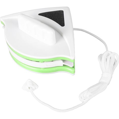 Essuie-vitres double face pour fenêtres, poignée ergonomique en plastique, embout magnétique pour le nettoyage des vitres des immeubles résidentiels de grande hauteur (20-30 mm). (1/5)