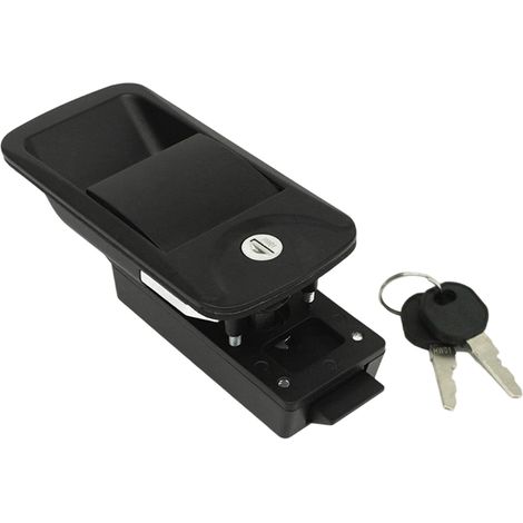 Serrure porte camping-car zinc + 2 clés, kit remplacement remorque - Serrure porte camping-car zinc + 2 clés, kit remplacement remorque