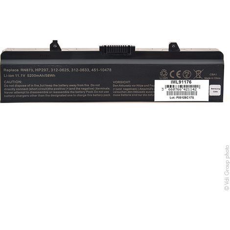 NX - Batterie ordinateur portable 11.1V 5200mAh - GP952M911X284G312-0625312- (1/4)