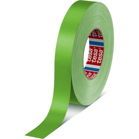 Ruban adhésif toilé Tesa 4651, Vert, 50m x 25mm, Tissu avec revêtement en acrylique ( Prix pour 1 )