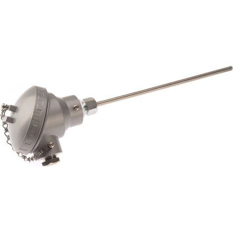 Capteur RTD PT100 RS PRO, Ø 6mm, L.300mm + 300mm, +450°C max, Tête de connexion ( Prix pour 1 )