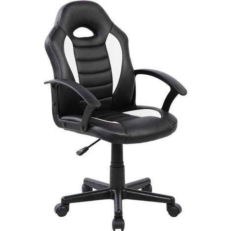 Silla con Ruedas - Sillón de Oficina Negro