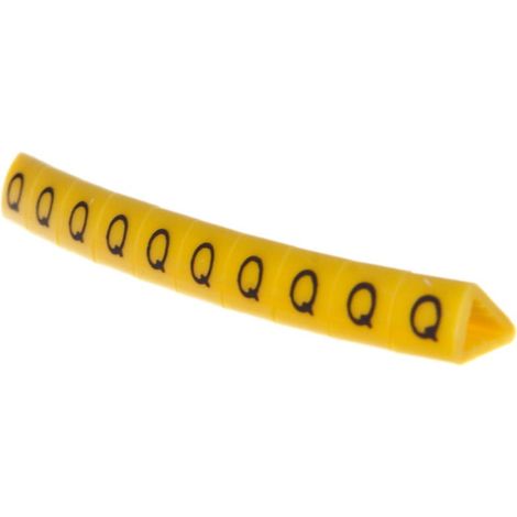 Marcador de cables OZ-1/Q amarillo E04ZP-01020203900 /100 unidades/