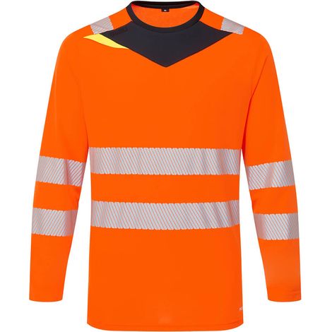 Maglietta Dx4 Alta Visibilità Ml - Taglia 4xl - Arancione/nero - Portwest