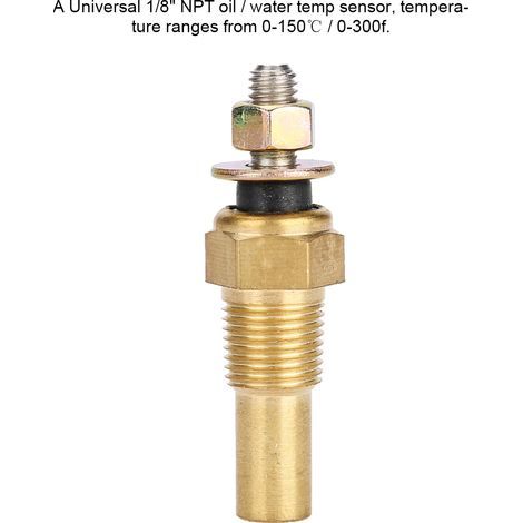moteur eau liquide de refroidissement émetteur de température température eau/huile température 1/8 NPT émetteur électrique émetteur unité d'envoi capteur de température (1/5)