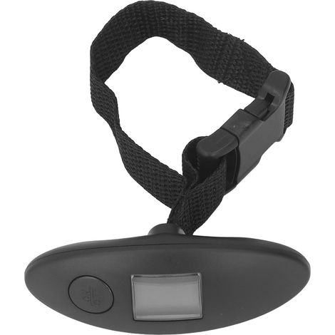Balance suspendue numérique portable pour valise voyage avec écran LCD, capacité 40kg, usage aéroport et pêche (1/5)
