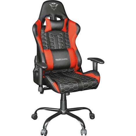 Trust GXT 708R Resto Siège de jeu universel Noir, Rouge (1/4)