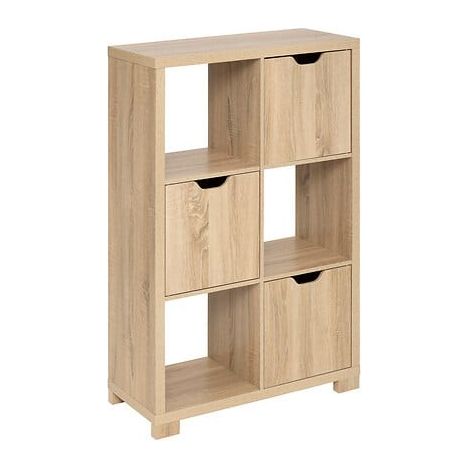 Credenza a 3 ante Bivoak effetto rovere naturale - Atmosphera créateur d'intérieur (1/4)