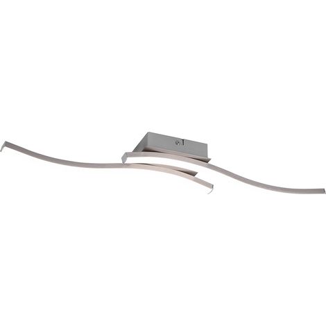Plafoniera da Interno a LED SMD in Metallo Nickel Opaco (1/5)