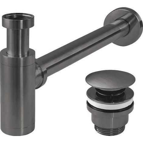 SIFONE PER LAVABO CLICK-CLACK REA TITANIUM
