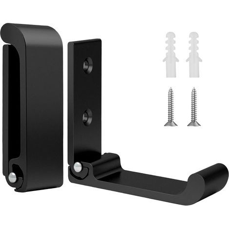 Flintronic 2er-Set klappbare Wandhaken, Zink-Wandhaken, 90°-Klapphaken, unsichtbare Kleiderhaken für Büro, Küche, Schlafzimmer und Badezimmer (1/5)