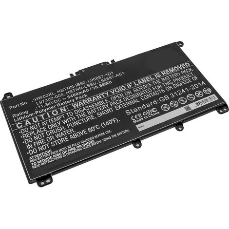 CoreParts HP Laptop-Akku, MBXHP-BA0282