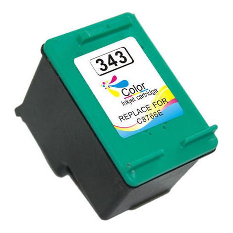 Cartucho de tinta remanufacturado HP 343 (C8766EE) de alta calidad.

Adecuado para uso en las siguientes impresoras:
HP DeskJet 460
HP DeskJet 460c
HP