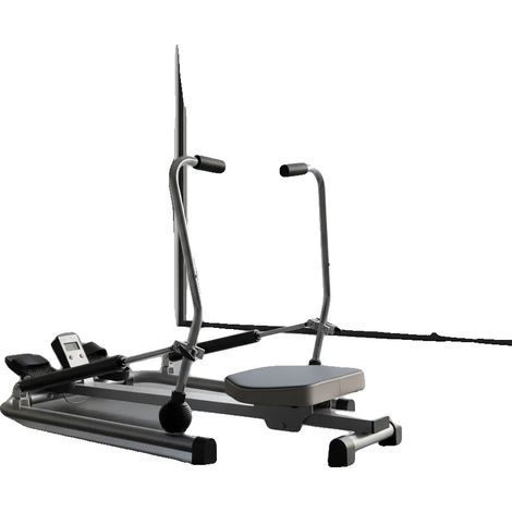 Rameur, Charge Max 120 kg, Dimensions 110 x 61 x 21 cm, Type d'Écran LCD, Poids 15,2 kg, Design Ergonomique (1/5)