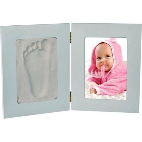 Cornice Portafoto Foto Doppio con Pasta per Modellare 250 gr e Adesivi (1/2)
