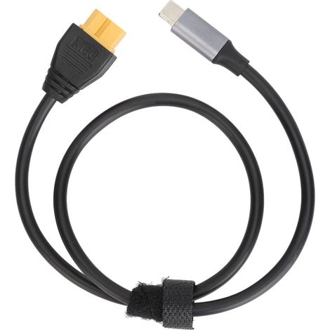 Câble adaptateur de charge équilibrée USB-C vers XT60, charge rapide PD 100 W, compatible avec ToolkitRC SC100 (1/5)
