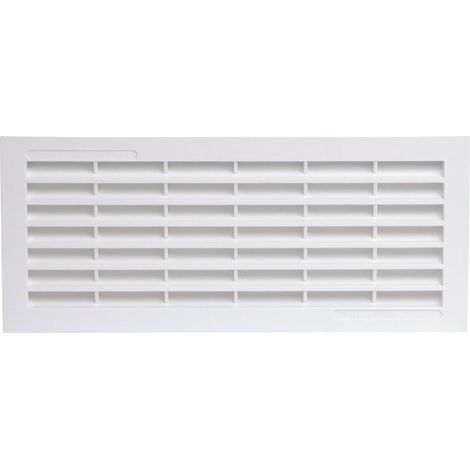 Girpi – Grille aération VMC 132 x 338 mm – Moustiquaire intégrée – Ventilation optimale pour espaces confinés – Débit max 150 m³/h