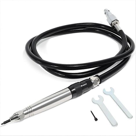 Stylo à graver pneumatique, outil de gravure sur métal, stylo à air comprimé pour bois et plastique, avec pointe en carbure de tungstène, 34 000 BPM (1/5)