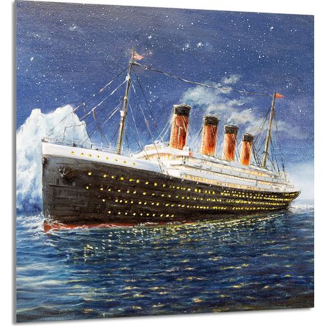PANNELLO IN VETRO PER CUCINA 60x65 Titanic (1/5)