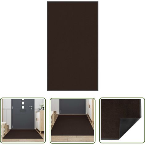 vidaXL Fußmatte Braun 115x200 cm (1/5)