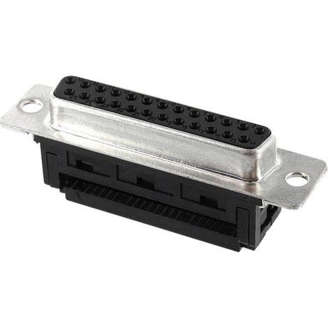 econ connect BU37SK/FOZ Connettore femmina SUB-D 90 ° Numero Poli (num): 37 Cavo piatto 1 pz. (1/2)