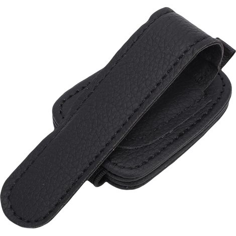 PU Leather Magnetic Clip for Sunglasses, Universal Powerful Magnetic Holder for Cars, SUVs, Trucks, Easy One-Hand Opening CMB0135 (1/5)