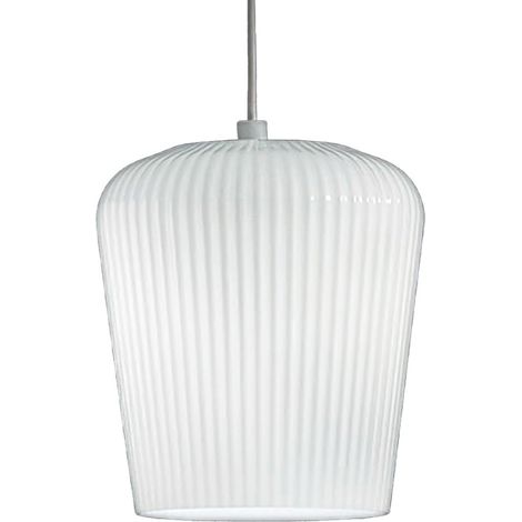 Gea luce numa e27 led plafonnier moderne à suspension en verre blanc (1/5)