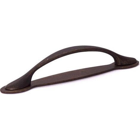 MOBILA - MANIGLIA ZAMA CON PLACCA ANTICATA 128MM