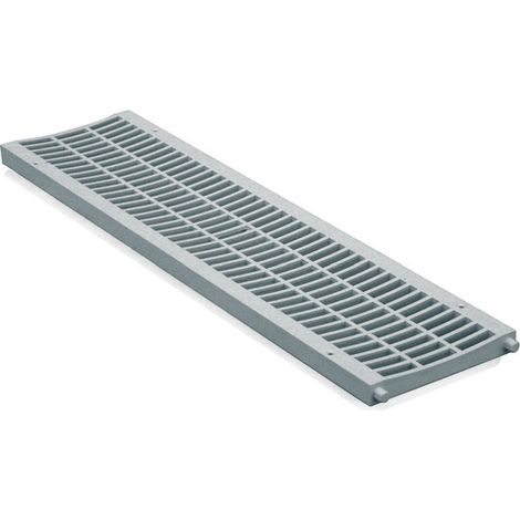 First Plast – Grille pour caniveau en PVC anti-choc 130 x 500 mm – Résistance 3500kg – Pour chantiers humides et terrains accidentés (1/3)
