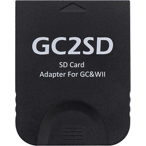 GC2SD SD-Speicherkartenleser-Konverter-Adapter für GameCube/Wii-Konsole