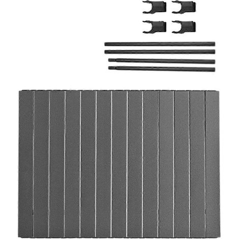 Tragbare, klappbare Tischplatte, schwarz, 12,7 cm (5 Zoll) (1/5)
