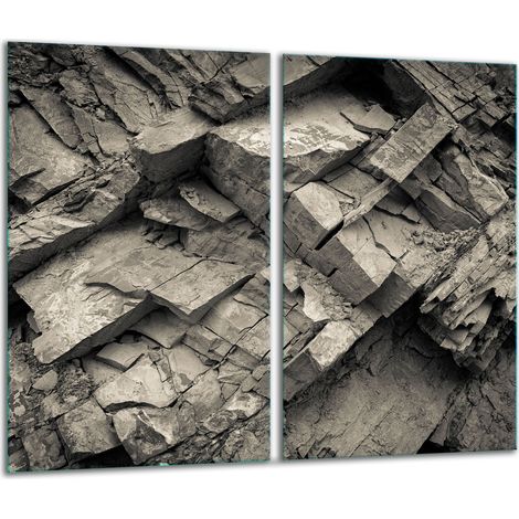 Schneidebrett aus Glas, 2x 30x52 Steine (1/5)