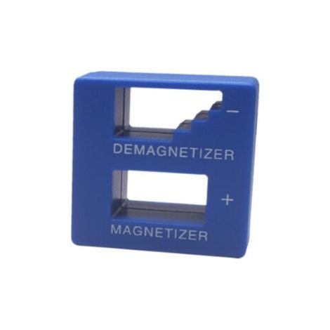 BUNTHAUS (5x5x2,8cm) machine de magnétisation et de démagnétisation bleue (1/4)