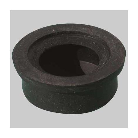 MORSETTO IN GOMMA NERA PER CURVE TECNICHE MM 32 - Ø 26
