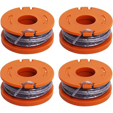 panthem Grass Trimmer Cord Spool Line Compatible with Mac Allister MGTP18Li, 10ft 1.65mm Autofeed Strimmers Replacement Spools (4 packs) (1/5)